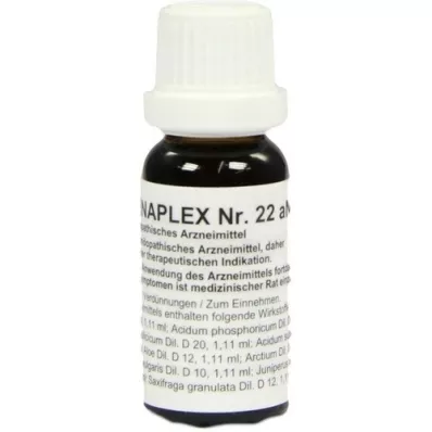 REGENAPLEX Gotas aN n.º 22, 15 ml