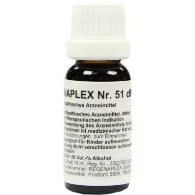 REGENAPLEX N.º 51 dN gotas, 15 ml