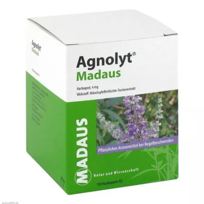AGNOLYT MADAUS Cápsulas duras, 100 pcs