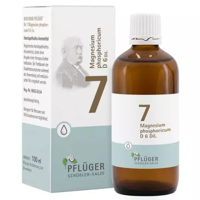 BIOCHEMIE Pflüger 7 Magnesium phosphoricum D 6 Tro, 100 ml