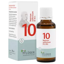 BIOCHEMIE Pflüger 10 Natrium sulfuricum D 6 gota a gota, 30 ml