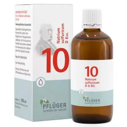 BIOCHEMIE Pflüger 10 Natrium sulfuricum D 6 gota a gota, 100 ml