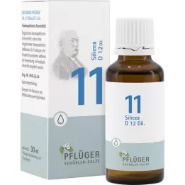 BIOCHEMIE Pflüger 11 Silicea D 12 gotas, 30 ml