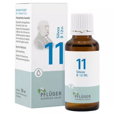 BIOCHEMIE Pflüger 11 Silicea D 12 gotas, 30 ml