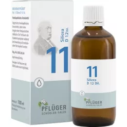 BIOCHEMIE Pflüger 11 Silicea D 12 gotas, 100 ml