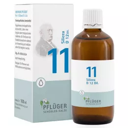 BIOCHEMIE Pflüger 11 Silicea D 12 gotas, 100 ml