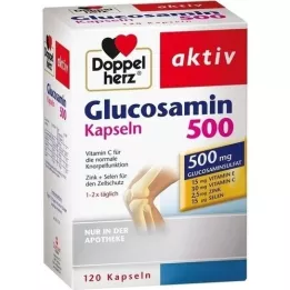 DOPPELHERZ Glucosamina 500 Cápsulas, 120 Cápsulas