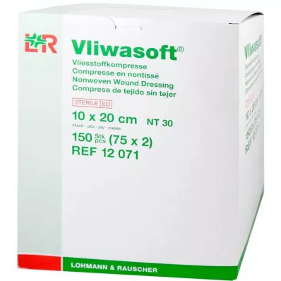 VLIWASOFT Compressas não tecidas 10x20 cm estéreis 4l, 150 pcs