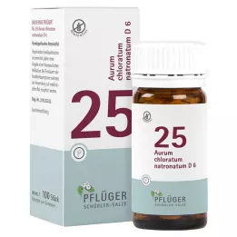 BIOCHEMIE Pflüger 25 Aurum chlorat.natron.D 6 Tab. 100 pcs