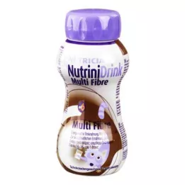 NUTRINIDRINK MultiFibra sabor chocolate, 200 ml