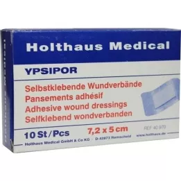 WUNDVERBAND Ypsipor estéril 5x7,2 cm, 10 unidades