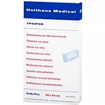 WUNDVERBAND Ypsipor estéril 10x20 cm, 10 unidades WUNDVERBAND Ypsipor estéril 10x20 cm, 10 unidades