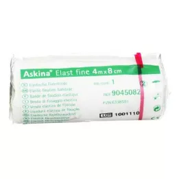 ASKINA Ligadura Elast Fine 8 cmx4 m embrulhada em celofane, 1 pc
