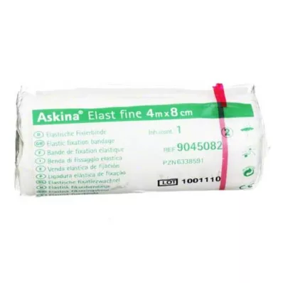 ASKINA Ligadura Elast Fine 8 cmx4 m embrulhada em celofane, 1 pc ASKINA Ligadura Elast Fine 8 cmx4 m embrulhada em celofane, 1 pc