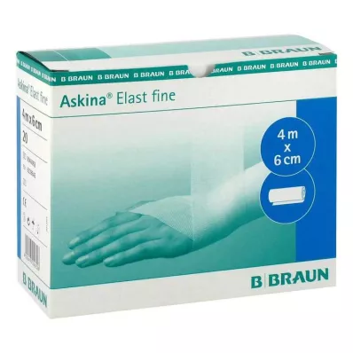 ASKINA Ligadura Elast Fine 6 cmx4 m solta, 20 unidades