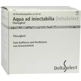 AQUA AD iniectabilia plástico, 20X20 ml