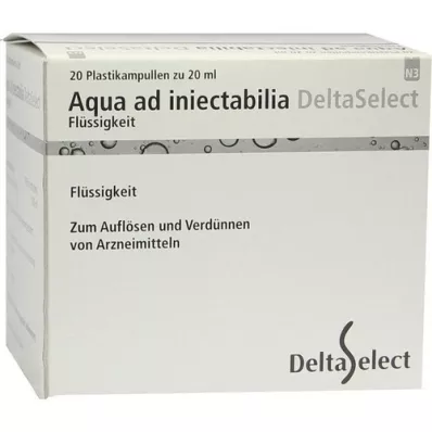 AQUA AD iniectabilia plástico, 20X20 ml