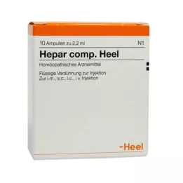 HEPAR COMP.Ampolas de calcanhar, 10 unid