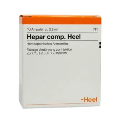 HEPAR COMP.Ampolas de calcanhar, 10 unid