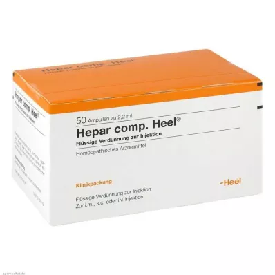 HEPAR COMP.Ampolas de calcanhar, 50 pcs