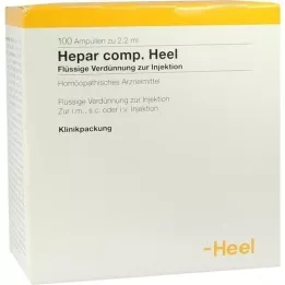 HEPAR COMP.Ampolas de calcanhar, 100 pcs