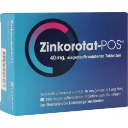 ZINKOROTAT POS Comprimidos com revestimento entérico, 100 unidades