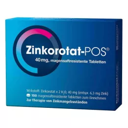 ZINKOROTAT POS Comprimidos com revestimento entérico, 100 unidades