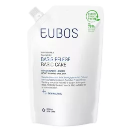 EUBOS FLÜSSIG recarga azul sem perfume, 400 ml