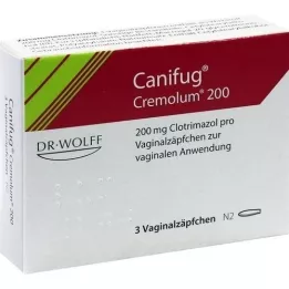 CANIFUG Cremolum 200 supositórios vaginais, 3 unid