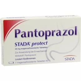 PANTOPRAZOL STADA Proteger 20 mg comprimidos com revestimento entérico, 7 unidades