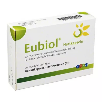 EUBIOL Cápsulas duras, 20 unidades