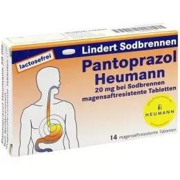 PANTOPRAZOL Heumann 20 mg para azia msr. comprimidos, 14 unid