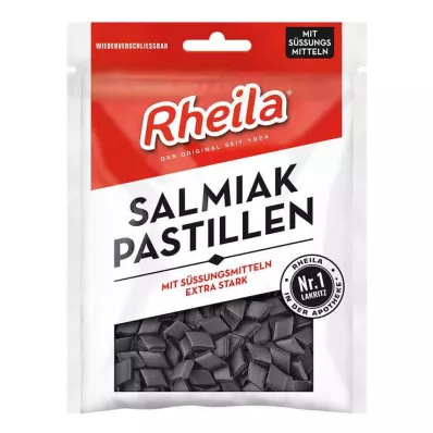RHEILA Pastilhas Salmiak sem açúcar, 90 g RHEILA Pastilhas Salmiak sem açúcar, 90 g