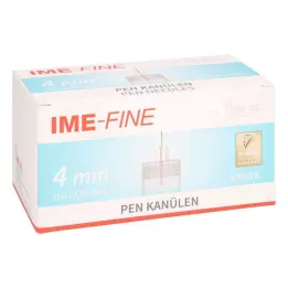 IME-Cânula universal fina para caneta 31 G 4 mm, 100 unidades