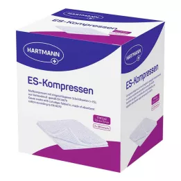 ES-KOMPRESSEN Embalagem esterilizada de 7,5x7,5 cm 12x a granel, 5X20 unidades