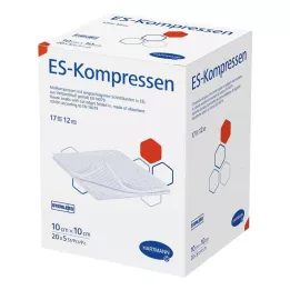 ES-KOMPRESSEN embalagem esterilizada 10x10 cm 12x a granel, 20X5 unidades