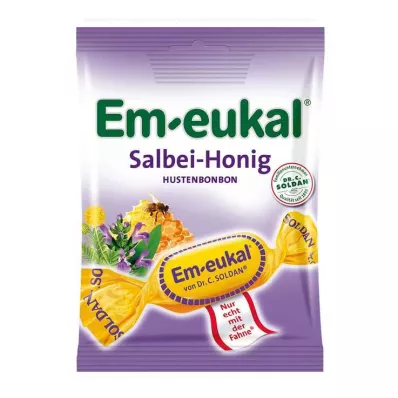 EM-EUKAL Doces de mel de salva com açúcar, 75 g EM-EUKAL Doces de mel de salva com açúcar, 75 g