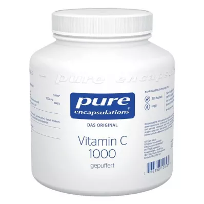 PURE ENCAPSULATIONS Vitamina C 1000 cápsulas tufadas, 250 pcs PURE ENCAPSULATIONS Vitamina C 1000 cápsulas tufadas, 250 pcs