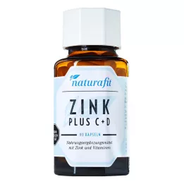 NATURAFIT Zinco Plus C+D Cápsulas, 90 Cápsulas