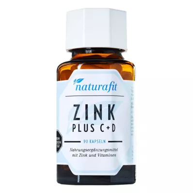 NATURAFIT Zinco Plus C+D Cápsulas, 90 Cápsulas