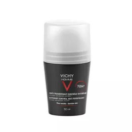 VICHY HOMME Desodorizante Antitranspirante 72h extrema Cont., 50 ml