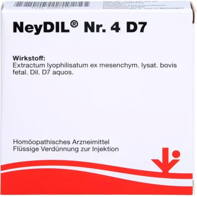 NEYDIL N.º 4 D 7 ampolas, 5X2 ml