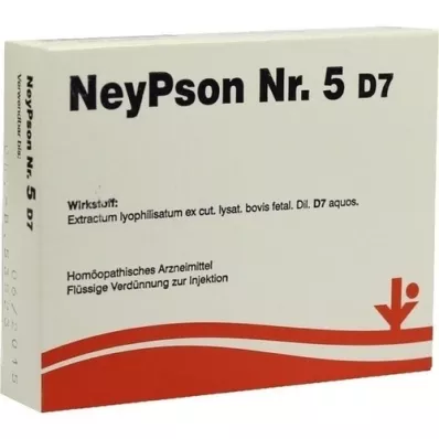 NEYPSON N.º 5 D 7 ampolas, 5X2 ml