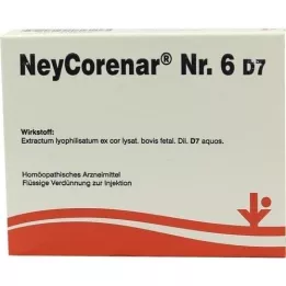 NEYCORENAR N.º 6 D 7 ampolas, 5X2 ml