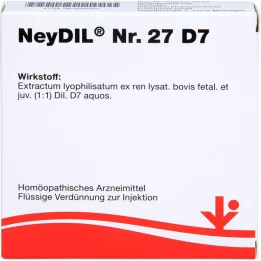 NEYDIL N.º 27 D 7 ampolas, 5X2 ml