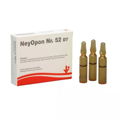 NEYOPON N.º 52 D 7 ampolas, 5X2 ml