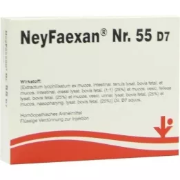 NEYFAEXAN N.º 55 D 7 ampolas, 5X2 ml