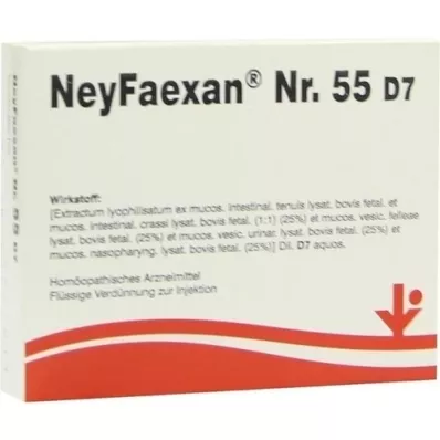 NEYFAEXAN N.º 55 D 7 ampolas, 5X2 ml