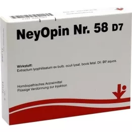 NEYOPIN N.º 58 D 7 ampolas, 5X2 ml