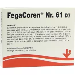 FEGACOREN N.º 61 D 7 ampolas, 5X2 ml